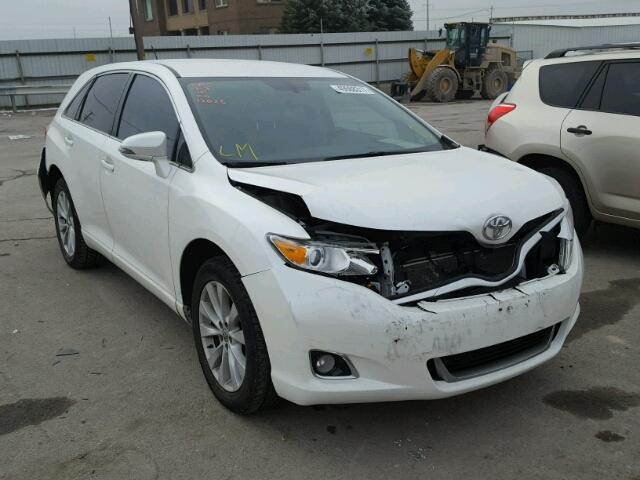 4T3BA3BBXEU065141 - 2014 TOYOTA VENZA LE WHITE photo 1