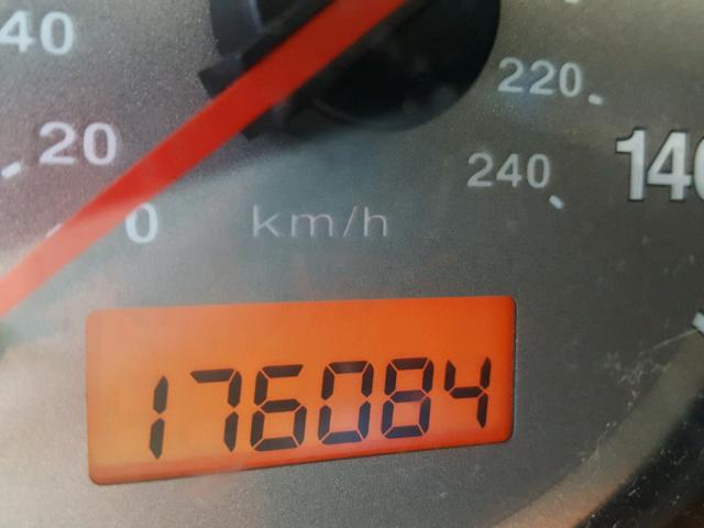 1HGEM229X2L053244 - 2002 HONDA CIVIC EX წითელი ფოტო 8