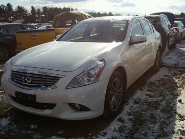 JN1DV6AR0BM650769 - 2011 INFINITI G25 WHITE photo 2