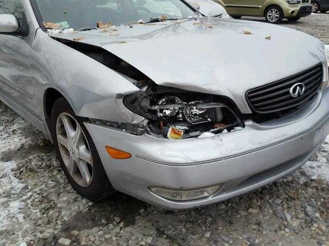 JNKDA31A74T206765 - 2004 INFINITI I35 SILVER photo 9