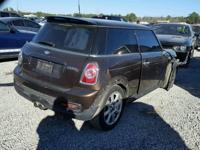 WMWSV3C54BTY11835 - 2011 MINI COOPER S BROWN photo 4