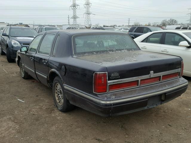 1LNLM81W1TY695979 - 1996 LINCOLN TOWN CAR E PURPLE photo 3