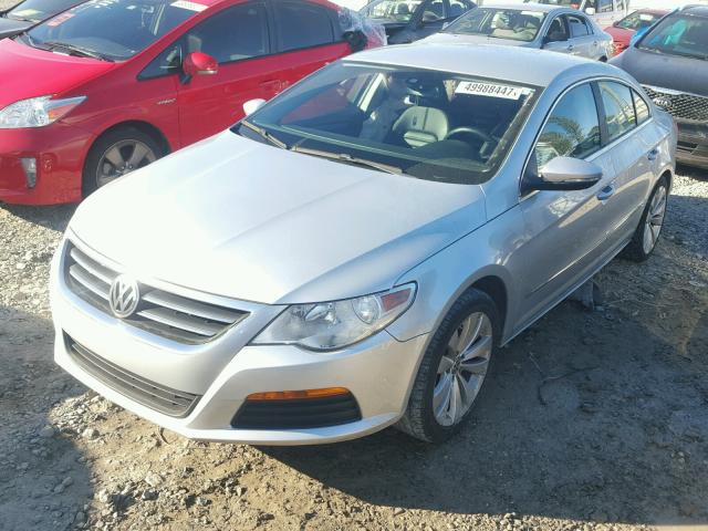 WVWMN7AN4CE546362 - 2012 VOLKSWAGEN CC SPORT SILVER photo 2