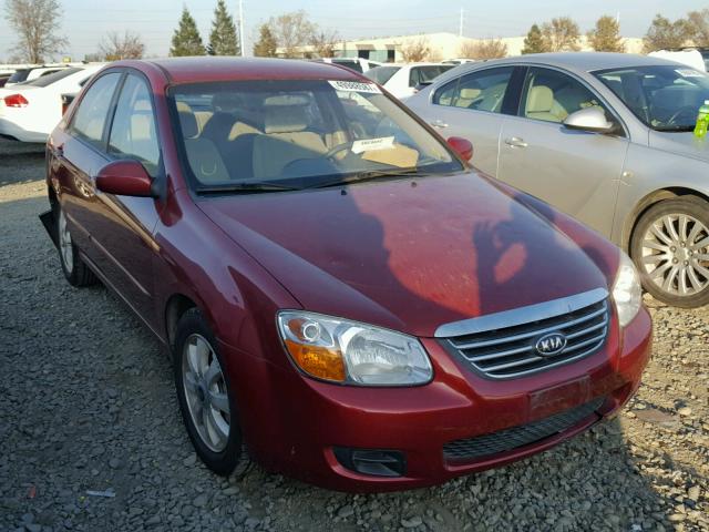 KNAFE122285579181 - 2008 KIA SPECTRA EX RED photo 1