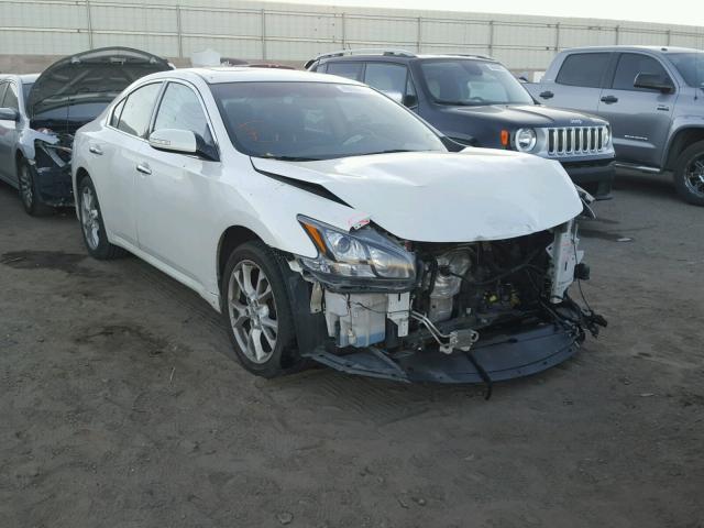 1N4AA5AP4EC907226 - 2014 NISSAN MAXIMA S WHITE photo 1