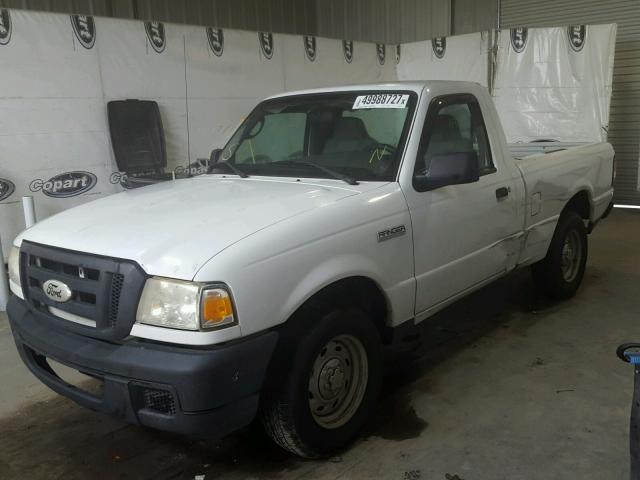 1FTYR10D06PA11713 - 2006 FORD RANGER WHITE photo 2