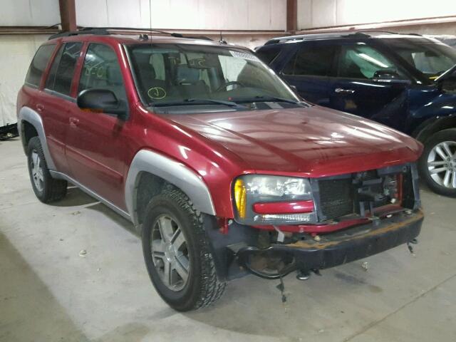 1GNDT13S252294421 - 2005 CHEVROLET TRAILBLAZE MAROON photo 1