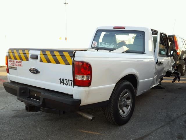 1FTKR1AD1BPA20614 - 2011 FORD RANGER WHITE photo 4