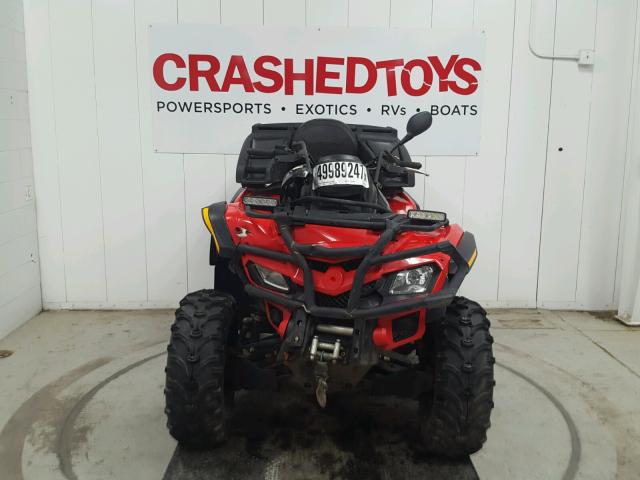 3JBEPHJ16CJ000257 - 2012 CAN-AM OUTLANDER RED photo 2