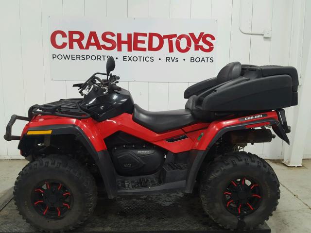 3JBEPHJ16CJ000257 - 2012 CAN-AM OUTLANDER RED photo 3