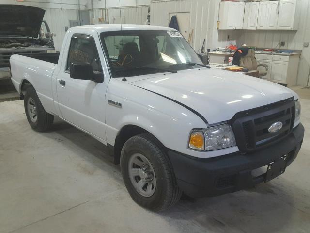 1FTYR10D57PA03334 - 2007 FORD RANGER WHITE photo 1