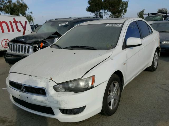 JA3AU26UX8U021150 - 2008 MITSUBISHI LANCER ES WHITE photo 2