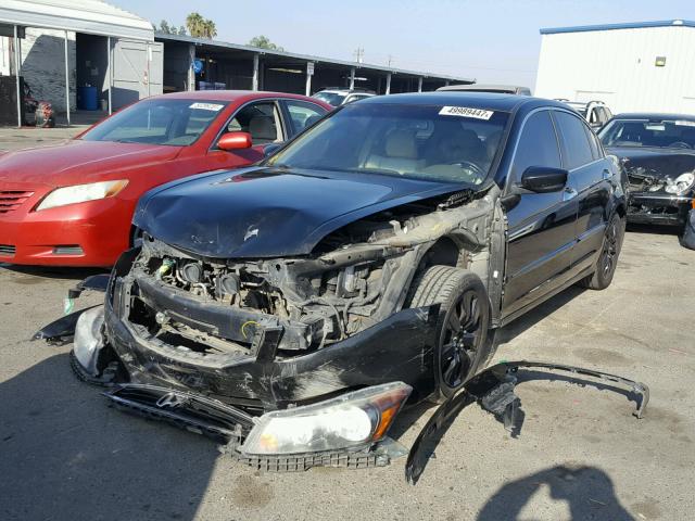 1HGCP36819A040538 - 2009 HONDA ACCORD EXL BLACK photo 2