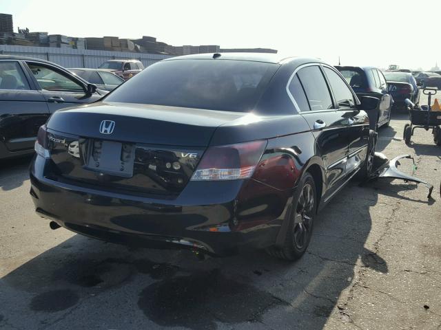 1HGCP36819A040538 - 2009 HONDA ACCORD EXL BLACK photo 4