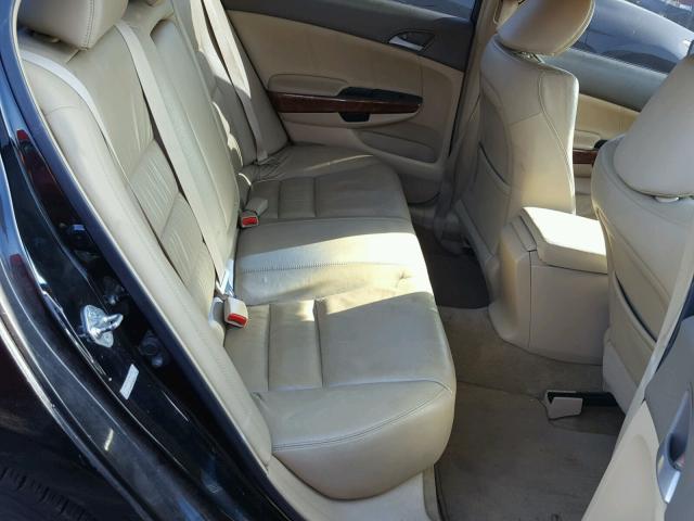 1HGCP36819A040538 - 2009 HONDA ACCORD EXL BLACK photo 6