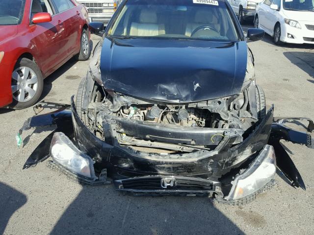 1HGCP36819A040538 - 2009 HONDA ACCORD EXL BLACK photo 9