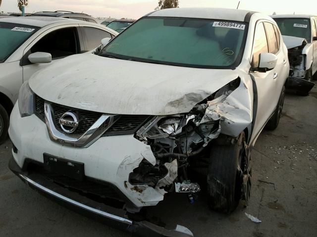 5N1AT2ML5FC868073 - 2015 NISSAN ROGUE S WHITE photo 2