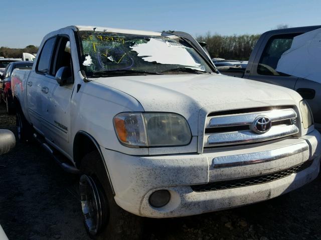 5TBDT44125S477349 - 2005 TOYOTA TUNDRA DOU WHITE photo 1