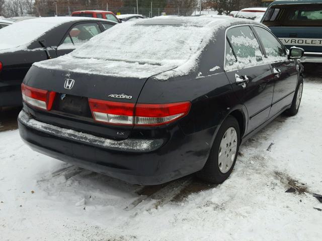 1HGCM56354A146847 - 2004 HONDA ACCORD LX BLACK photo 4