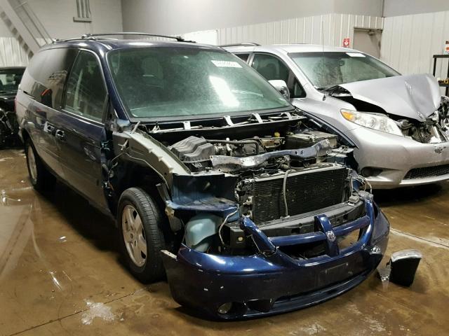 2D4GP44L76R669549 - 2006 DODGE GRAND CARA BLUE photo 1