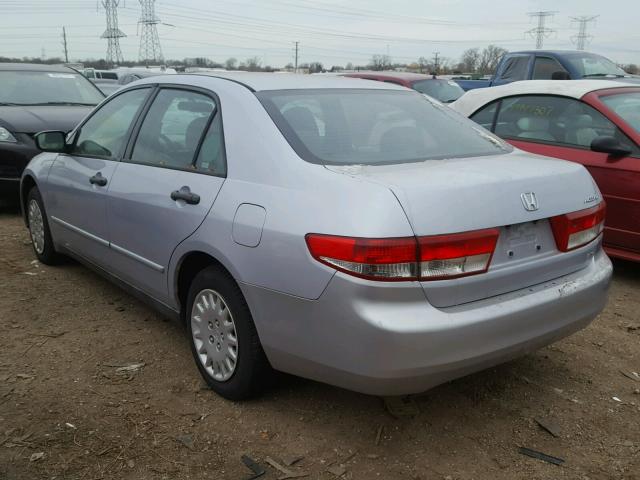 1HGCM56164A112351 - 2004 HONDA ACCORD DX SILVER photo 3