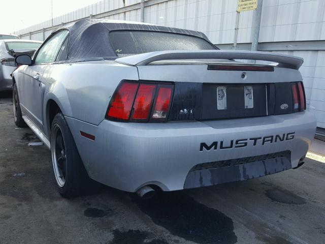 1FAFP45X0YF314118 - 2000 FORD MUSTANG GT SILVER photo 3