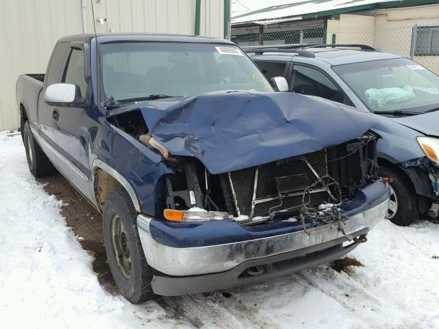 1GTEK19T7YE379869 - 2000 GMC NEW SIERRA BLUE photo 1