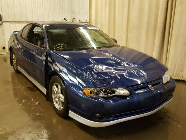 2G1WX12K939255064 - 2003 CHEVROLET MONTE CARL BLUE photo 1