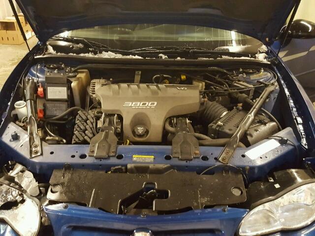 2G1WX12K939255064 - 2003 CHEVROLET MONTE CARL BLUE photo 7