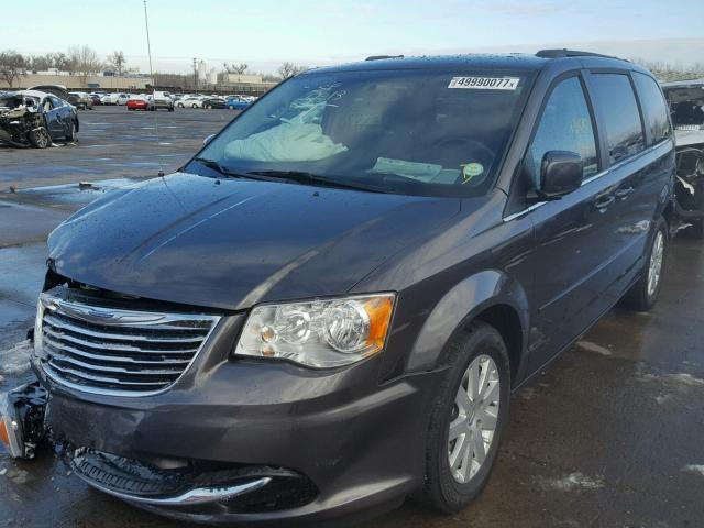 2C4RC1AGXGR134093 - 2016 CHRYSLER TOWN & COU CHARCOAL photo 2