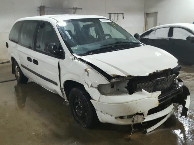 1D4GP24EX6B637263 - 2006 DODGE GRAND CARA WHITE photo 1