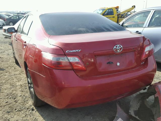 4T1BE46KX7U125712 - 2007 TOYOTA CAMRY NEW RED photo 3