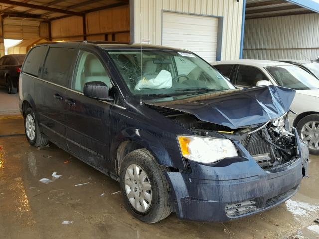 2A8HR44E69R529938 - 2009 CHRYSLER TOWN & COU BLUE photo 1