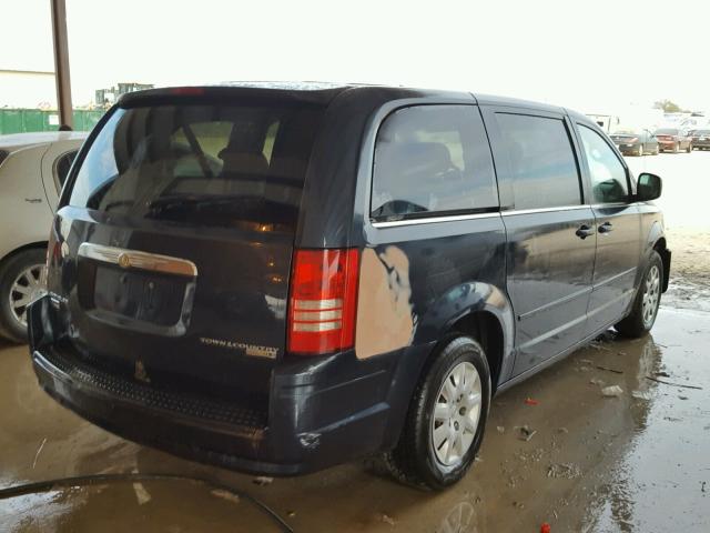 2A8HR44E69R529938 - 2009 CHRYSLER TOWN & COU BLUE photo 4