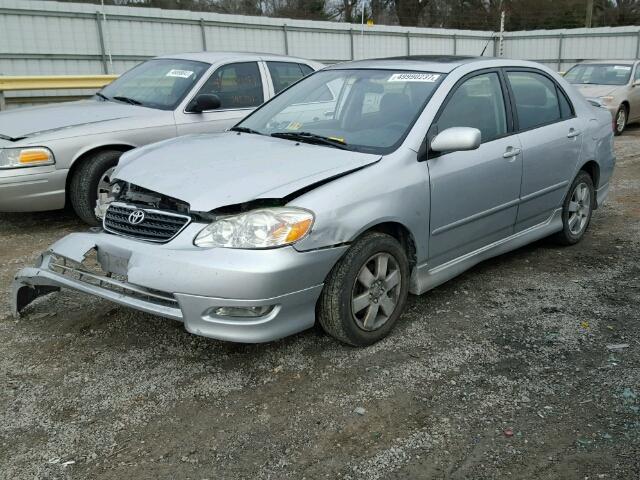 2T1BR32E96C615234 - 2006 TOYOTA COROLLA CE SILVER photo 2