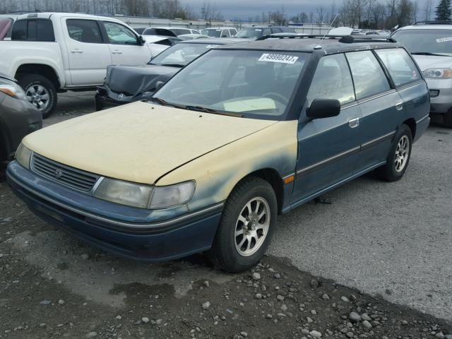 4S3BJ6328N6902714 - 1992 SUBARU LEGACY L A TWO TONE photo 2