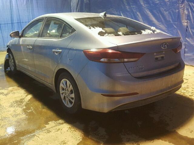 5NPD74LF8HH082269 - 2017 HYUNDAI ELANTRA SE SILVER photo 3