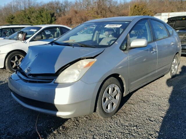 JTDKB22U940093833 - 2004 TOYOTA PRIUS SILVER photo 2