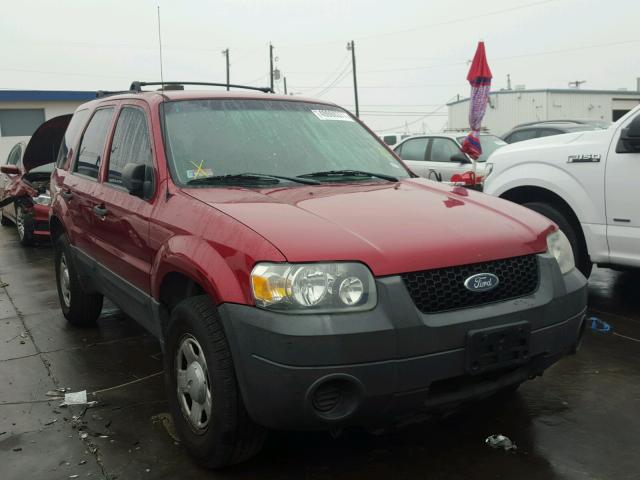 1FMYU02Z97KA01760 - 2007 FORD ESCAPE XLS RED photo 1