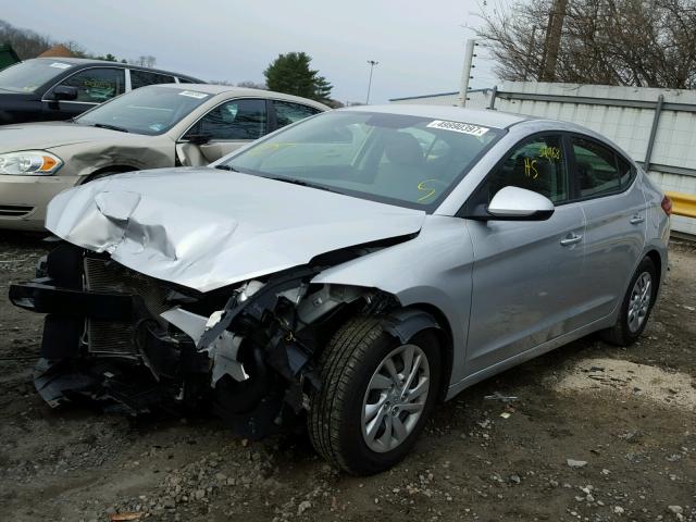 5NPD74LF7HH099709 - 2017 HYUNDAI ELANTRA SE SILVER photo 2