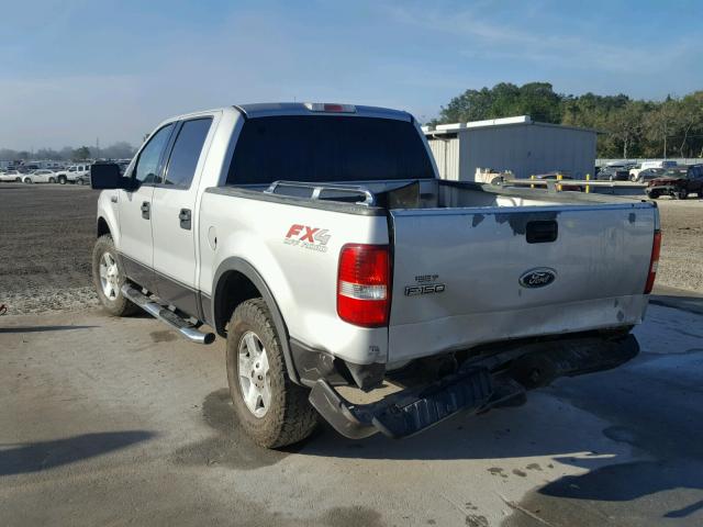 1FTPW14504KD00771 - 2004 FORD F150 SUPER SILVER photo 3