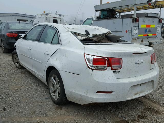 1G11B5SA0DF174454 - 2013 CHEVROLET MALIBU LS WHITE photo 3
