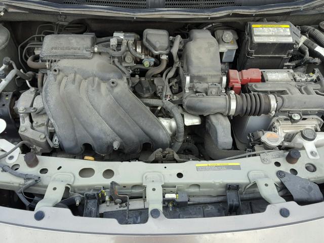 3N1CN7AP5EK444349 - 2014 NISSAN VERSA S GRAY photo 7