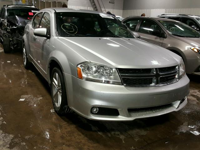 1C3CDZEG3CN259086 - 2012 DODGE AVENGER SX SILVER photo 1