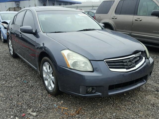 1N4BA41E48C820279 - 2008 NISSAN MAXIMA SE GRAY photo 1