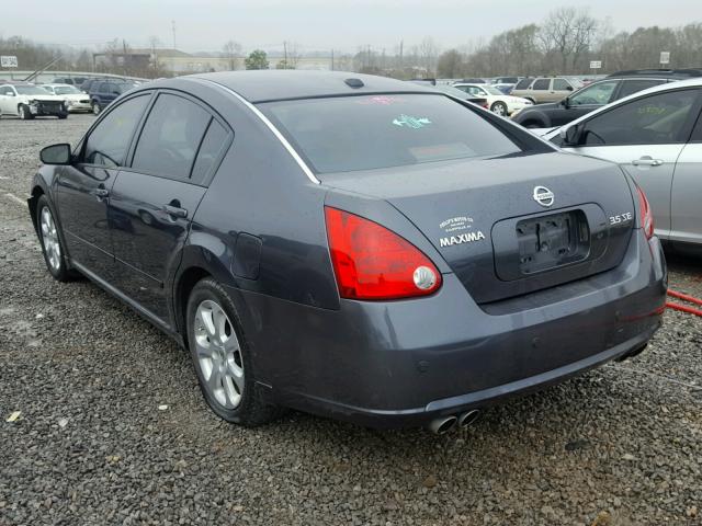 1N4BA41E48C820279 - 2008 NISSAN MAXIMA SE GRAY photo 3