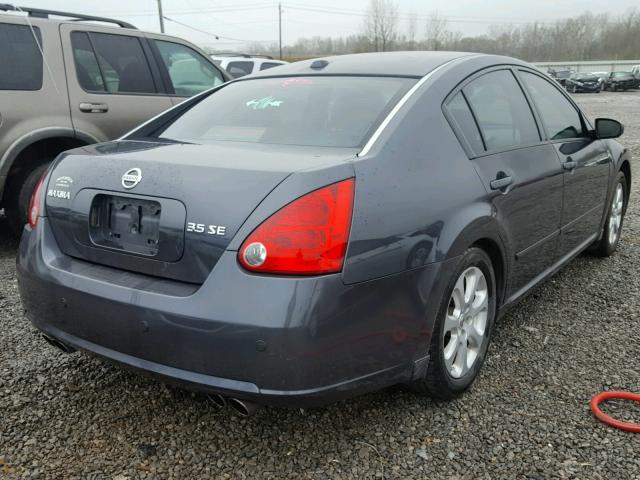 1N4BA41E48C820279 - 2008 NISSAN MAXIMA SE GRAY photo 4