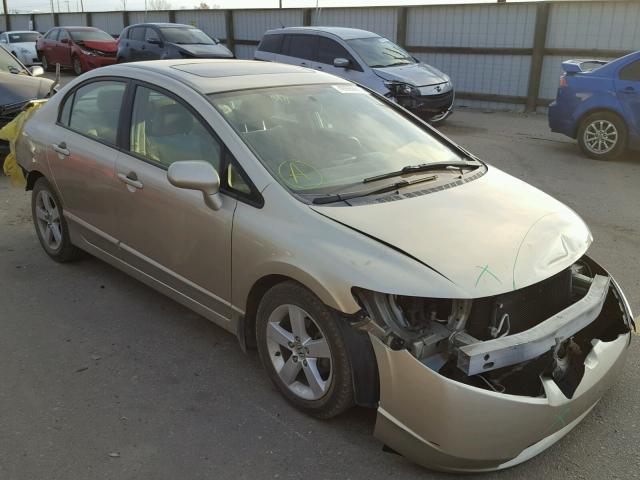 1HGFA16827L076176 - 2007 HONDA CIVIC EX GOLD photo 1