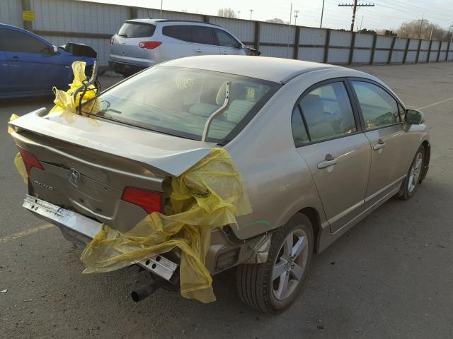 1HGFA16827L076176 - 2007 HONDA CIVIC EX GOLD photo 4