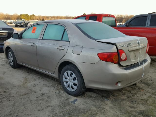 2T1BU4EE7AC477217 - 2010 TOYOTA COROLLA BA TAN photo 3